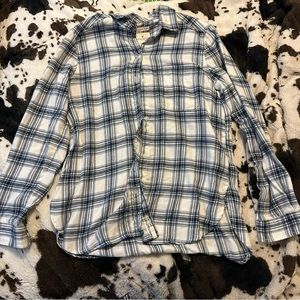 American Eagle super soft plaid button up, size small